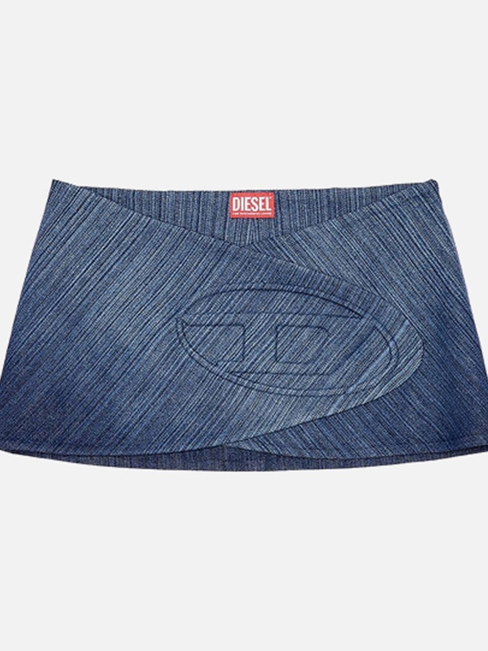 Diesel De Lori Fsd Skirt Belt Blue Womens Denim Jeans size S